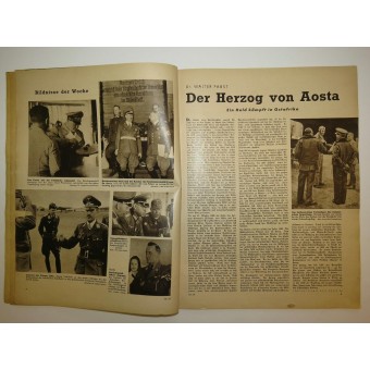 “Die Woche”, Heft 19, 7. maggio 1941 verderbliche Fracht für ein Inghilterra deutsches Kampfflugzeug nimmt Brandbomben an Bord. Espenlaub militaria